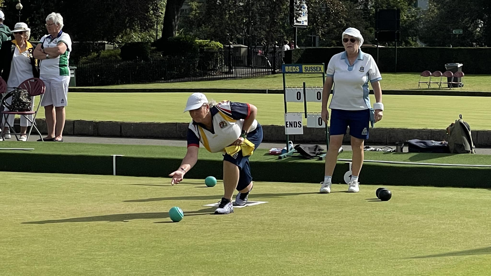 Potton Bowls Club lady Bowling